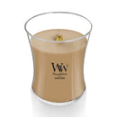 WoodWick Medium Hourglass Scented Candle, Crackles as it Burns, Gilded Sands, 9.7oz