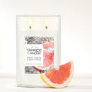 Yankee Candle Large Tumbler Scented Candle, White Spruce & Grapefruit, 20 oz