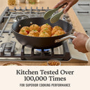 Calphalon Hard-Anodized Nonstick 12" Jumbo Frying Pan with Lid