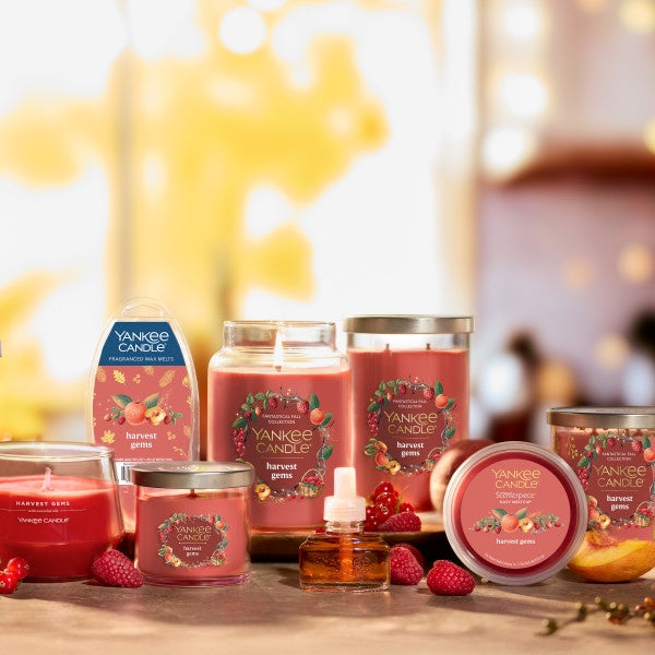 Yankee Candle Harvest Gems Fragranced Wax Melts, 6 Wax Spheres per Package, Pack of 4 (24 Cubes Total)