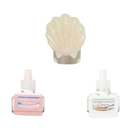 Yankee Candle Scent plug Diffuser Seashell, Scent Plug Refill  Pink Sands and Coconut Beach