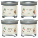 Yankee Candle Small Tumbler Scented Single Wick Jar Candle, Coconut Beach, Over 20 Hours of Burn Time, 4.3 Ounce (Pack of 4)