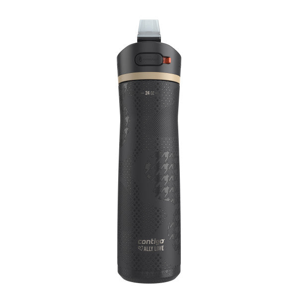 Contigo Ashland Chill 2.0 Stainless Steel Water Bottle with Autospout  Lid, 24oz, Licorice