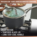 Calphalon Premier Hard-Anodized Nonstick 1.5-Quart Saucepan with Lid