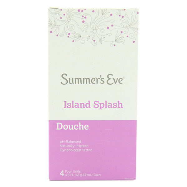 Summer's Eve Douche, Island Splash, 4 Units, 4.5 oz Each