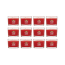 Yankee Candle Signature Votive Mini Candle Jar, Macintosh Scent, Natural Soy Wax Blend Candle with Natural Fiber Wick, 1.3 OZ Glass Jar (Pack of 12)