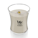 WoodWick Medium Hourglass Scented Candle, Crackles as it Burns, Tonka & Almond, 9.7oz