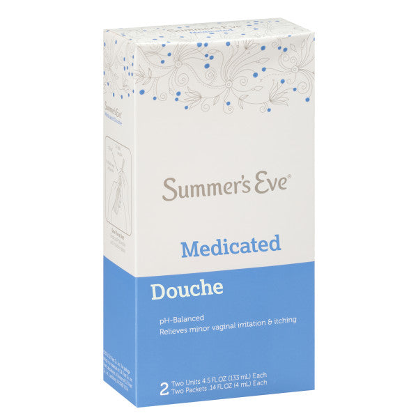 Summer's Eve, Feminine Cleansing Douche, Medicated, 2 Units, 4.5 oz Each
