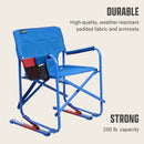Coleman Sideliner Pro Rocking Chair, DayDream Blue