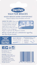 DenTek Wax for Braces, 2 Count Waxes