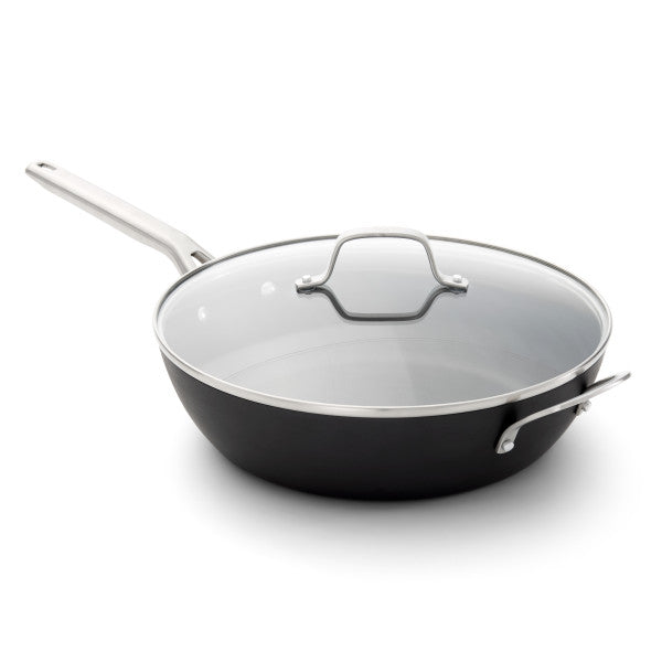 Calphalon Hard-Anodized Nonstick 12" Jumbo Frying Pan with Lid