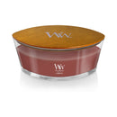 WoodWick Scented Ellipse Candle, Crackles as it Burns, Cinnamon Chai, 16oz