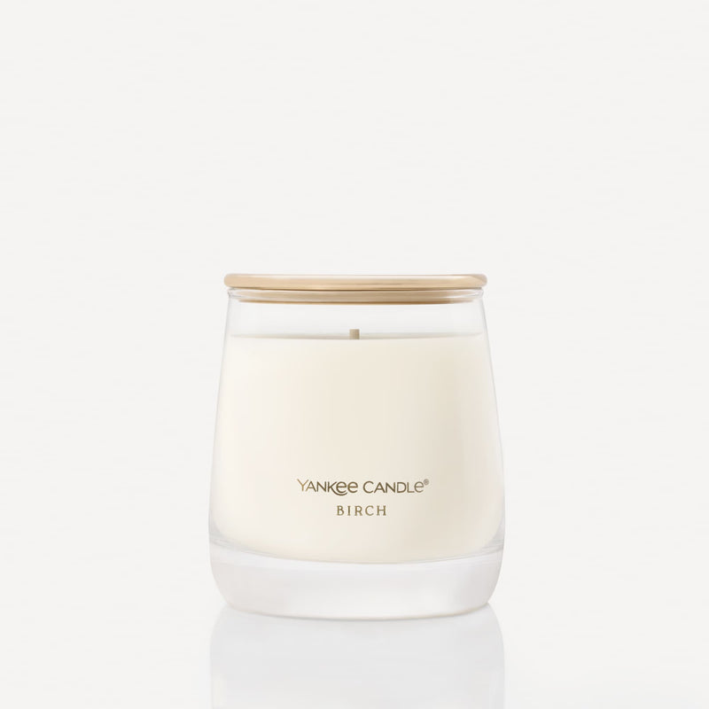 Yankee Candle Premium Small Scented Jar Candle with up to 60 Hour Burn Time, Birch, 7 OZ