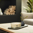 WoodWick Scented Ellipse Candle, Crackles as it Burns, Vanilla Bean, 16oz