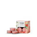 Yankee Candle Scented Tea Light Candles, White Strawberry, 0.44 OZ, 12-Count, Pack of 2 (24 Candles Total)