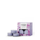 Yankee Candle Scented Tea Light Candles, Lilac Blossoms, 0.44 OZ, 12-Count, Pack of 2 (24 Candles Total)