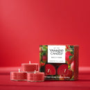 Yankee Candle Scented Tea Light Candles, Macintosh, 0.44 OZ, 12-Count, Pack of 2 (24 Candles Total)