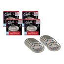Ball Limited Edition Americana Mason Jar Lids, Regular Mouth Lids for Mason Jars, 12-Count, Pack of 4 (48 Lids Total)