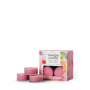 Yankee Candle Scented Tea Light Candles, Iced Berry Lemonade, 0.44 OZ, 12-Count, Pack of 2 (24 Candles Total)