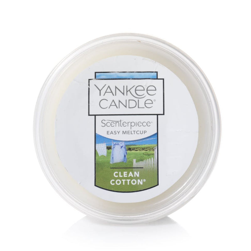 Yankee Candle Clean Cotton Scenterpiece Easy MeltCup (Pack of 4)