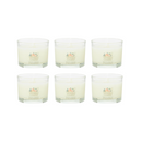 Yankee Candle Signature Votive Mini Candle Jar, White Spruce & Grapefruit Scent, Natural Soy Wax Blend Candle with Natural Fiber Wick, 1.3 OZ Glass Jar (Pack of 6)
