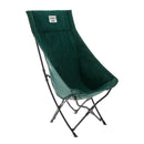 Coleman High-Back Sherpa Chair, Green, 1 CT