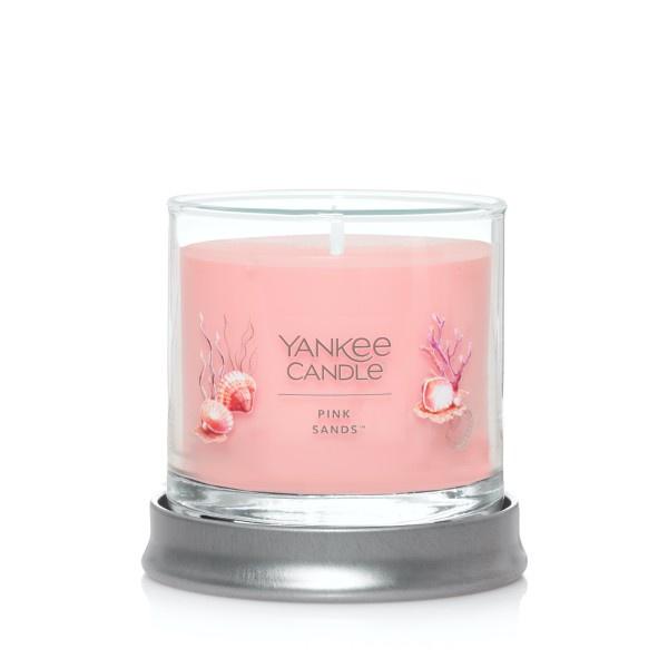 Yankee Candle Small Tumbler Scented Single Wick Jar Candle, Pink Sands, Over 20 Hours of Burn Time, 4.3 Ounce (Pack of 2)