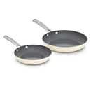 Calphalon Ceramic Nonstick 8 inch and 10 inch Frying Pan Set, Flour
