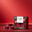 Yankee Candle Scented Tea Light Candles, Red Apple Wreath, 0.44 OZ, 12-Count, Pack of 2 (24 Candles Total)