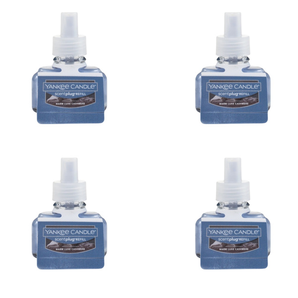 Yankee Candle Scent Plug Refill, Warm Luxe Cashmere (Pack of 4)