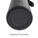 Contigo SnapSeal Vacuum-Insulated Stainless Steel Travel Mug, Licorice Gunmetal, 24 Ounce