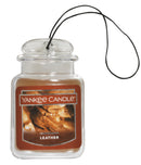 Yankee Candle Car Jar Ultimate Air Freshener Car Classics Sampler Variety Pack, 1 Bahama Breeze, 1 Black Cherry, 1 Clean Cotton, 1 Leather, 1 Home Sweet Home, 1 Lavender Vanilla, 0.96 oz (Pack of 6)