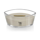 WoodWick Scented Ellipse Candle, Crackles as it Burns, Tonka & Almond, 16oz