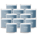 Yankee Candle Signature Votive Mini Candle Jar, Warm Luxe Cashmere, Natural Soy Wax Blend Candle with Natural Fiber Wick, 1.3 OZ Glass Jar (Pack of 12)
