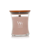 WoodWick Medium Hourglass Scented Candle, Crackles as it Burns, Patchouli Creme, 9.7oz