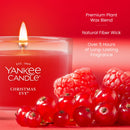 Yankee Candle Signature Votive Mini Candle Jar, Christmas Eve, Natural Soy Wax Blend Candle with Natural Fiber Wick, 1.3 OZ Glass Jar (Pack of 4)