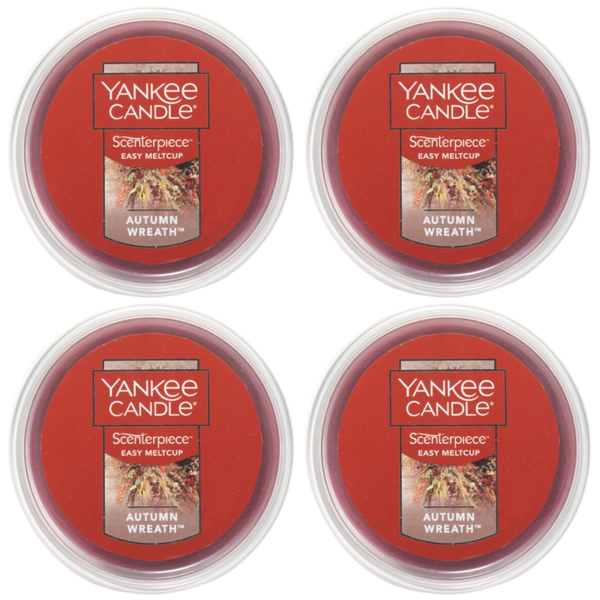 Yankee Candle Autumn Wreath Scenterpiece Easy MeltCup (Pack of 4)