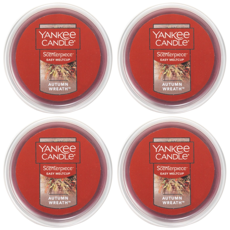 Yankee Candle Autumn Wreath Scenterpiece Easy MeltCup (Pack of 4)