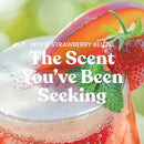 Yankee Candle Medium Pillar Scented Candle, White Strawberry Bellini, 14.25 oz (2-Pack)