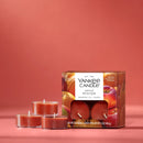 Yankee Candle Scented Tea Light Candles, Apple Pumpkin, 0.44 OZ, 12-Count, Pack of 2 (24 Candles Total)