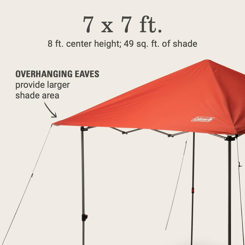 Coleman OASIS Lite 7 x 7 Canopy, Red