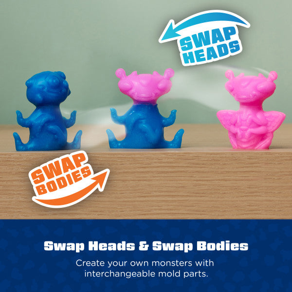 Elmer's Squishies DIY Craft Kit Bundle: Mix & Match Characters & Glow-in-the-Dark Mystery Squishy Toys – Kids Activity Kits, 25 Pieces Total