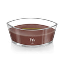 WoodWick Scented Ellipse Candle, Crackles as it Burns, Redwood Ellipse, 16oz