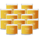 Yankee Candle Signature Votive Mini Candle Jar, Harvest, Natural Soy Wax Blend Candle with Natural Fiber Wick, 1.3 OZ Glass Jar (Pack of 12)