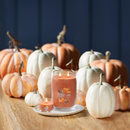 Yankee Candle Signature Votive Mini Candle Jar, Spiced Pumpkin Scent, Natural Soy Wax Blend Candle with Natural Fiber Wick, 1.3 OZ Glass Jar (Pack of 6)