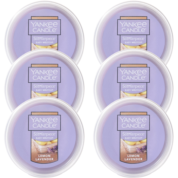 Yankee Candle Lemon Lavender Scenterpiece Easy MeltCup (Pack of 6)