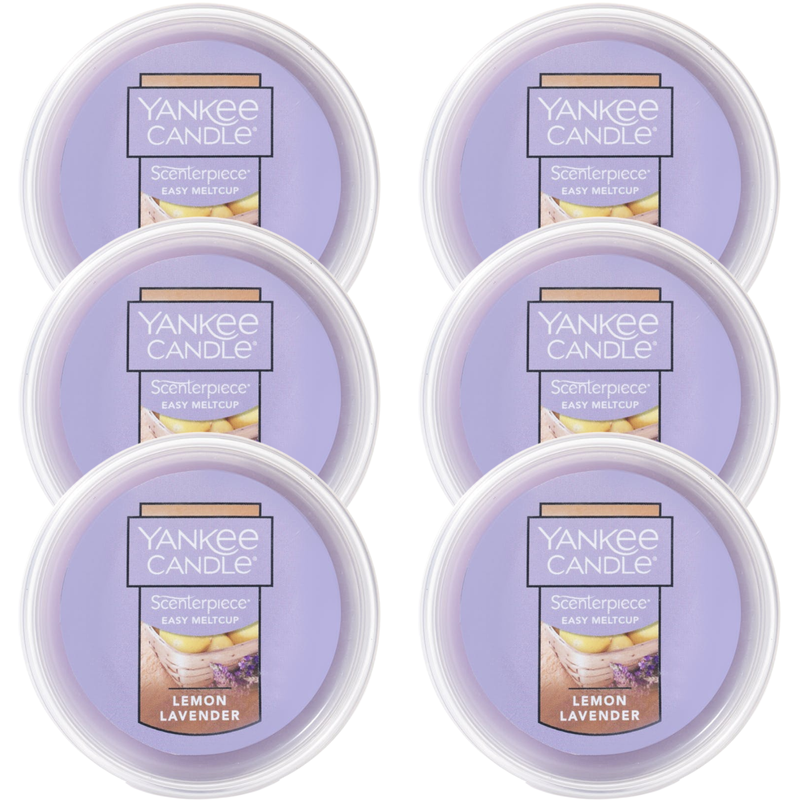 Yankee Candle Lemon Lavender Scenterpiece Easy MeltCup (Pack of 6)