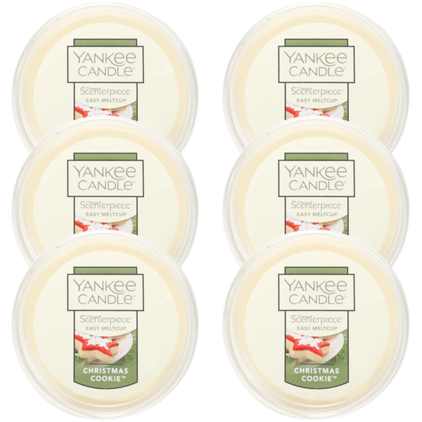 Yankee Candle Christmas Cookie Scenterpiece Easy MeltCup (Pack of 6)
