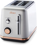Oster 2 Slice Toaster, Metropolitan Collection with Rose Gold Accents