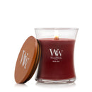 WoodWick Medium Hourglass Scented Candle, Crackles as it Burns, Rouge Oud, 9.7oz